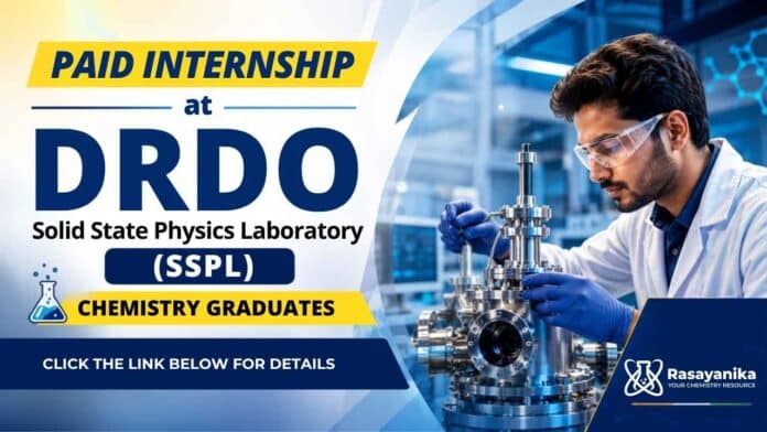 DRDO Apprentice 2026 notification for Graduate, Diploma and ITI candidates including Chemical Engineering disciplines DRDO Apprentice 2026 notification for Graduate, Diploma and ITI candidates including Chemical Engineering disciplines