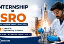 ISRO LPSC Internship for Chemical Science Graduates | Apply Now Government Internship for Chemistry Students | ISRO Internship 2026