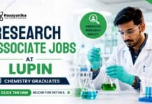 Research Associate Jobs at Lupin | Bioanalytical Role Research Associate Jobs at Lupin Careers. Apply for the Bioanalytical role for Analytical Chemistry Jobs in Pune. Check eligibility and apply.