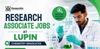 Research Associate Jobs at Lupin Careers. Apply for the Bioanalytical role for Analytical Chemistry Jobs in Pune. Check eligibility and apply.