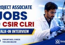Project Associate Jobs at CSIR CLRI for Chemistry Research | Walk-In Project Associate Jobs at CSIR CLRI for M.Sc Chemistry candidates. Explore Chemistry Research eligibility, salary and walk-in details.