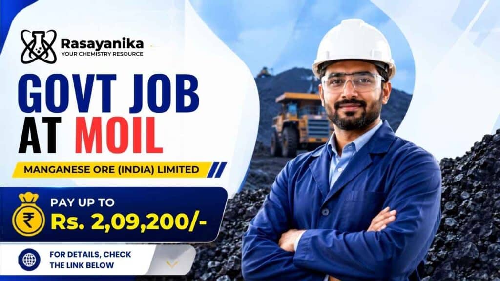 ₹2.09 Lakh Pay! Govt Job at Ministry of Steel for Chemical sciences Graduates