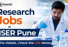 Research Jobs at IISER Pune for M.Sc and Ph.D. Chemistry candidates – apply for energy and battery materials project positions