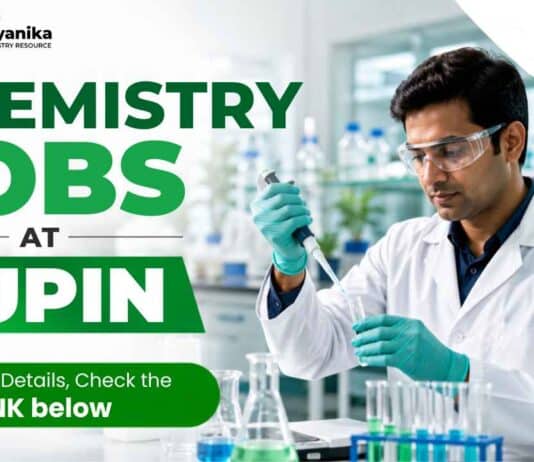 Chemistry Jobs through Lupin Careers for Officer Engineering position among Jobs in Pune for experienced candidates