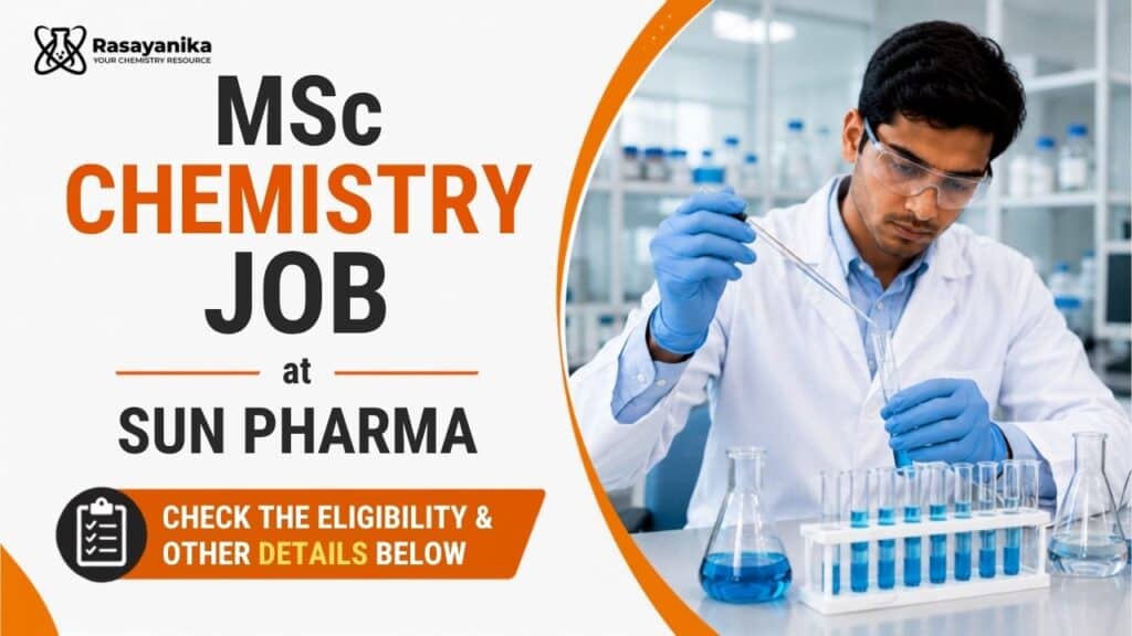 Sun Pharma Hiring API Production Officer | Chemistry Graduates Apply Now