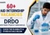 DRDO Paid Internship 2026: SSPL 60+ Student Openings