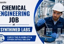 Chemical Engineering Job at Synthimed Labs | Apply Now