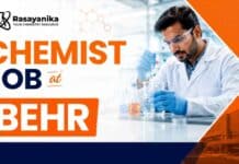 Chemist Job at Behr | Jobs in Maharashtra | Apply Now Explore this Senior Chemist Job through Behr Careers, an R&D opportunity for qualified Chemistry professionals seeking Jobs in Maharashtra.