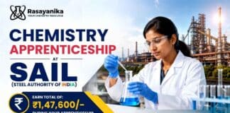 Chemistry Apprenticeship at SAIL RSP with 20 Chemical Degree and Diploma vacancies