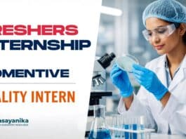 Quality Intern Position at Momentive in Bengaluru