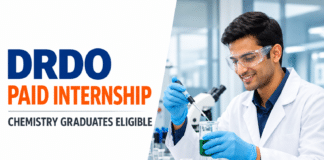 DRDO Paid Internship Opportunity at Solid State Physics Laboratory