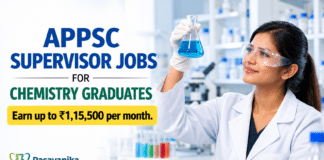 ₹1.15 Lakh Pay Scale! APPSC Supervisor Jobs for Chemistry Graduates