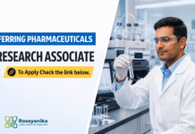 MSc Chemistry Job at Ferring | Research Associate Job