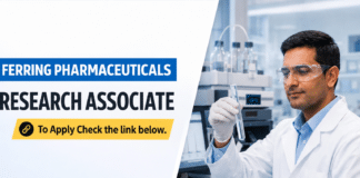 MSc Chemistry Job at Ferring | Research Associate Job