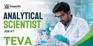 Teva Pharma Goa Analytical Scientist Job | Apply
