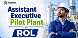 BSc Chemistry Job at ROL Lifescience | Assistant Executive Role