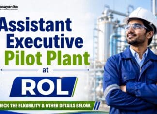 BSc Chemistry Job at ROL Lifescience | Assistant Executive Role