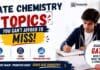 GATE Chemistry Syllabus 2027: Topic-Wise Syllabus, Exam Pattern & Preparation Plan