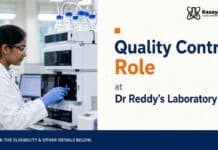 Chemistry Job at Dr Reddy’s Lab | Quality Control Role