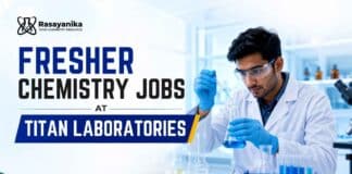 Fresher Chemistry Jobs – Titan Laboratories Recruitment for MSc Chemistry freshers in Navi Mumbai