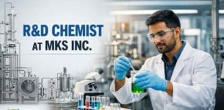 R&D Chemist Vacancy at MKS | Apply Now R&D Chemist Vacancy at MKS | Apply Now