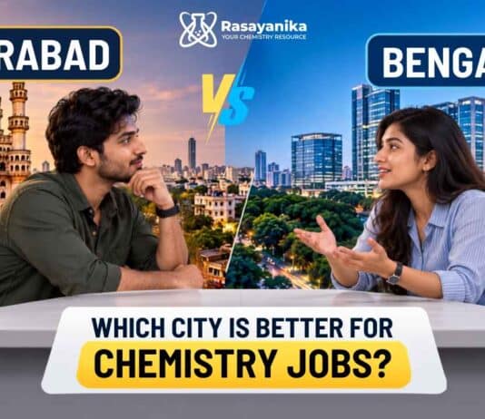 Join the Hyderabad vs Bengaluru chemistry jobs debate! Pick your side, share your opinion, get support & win an exciting gift!