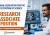 IACS Research Associate Vacancy | Research Job in Kolkata Research Associate Position at Indian Association for the Cultivation of Science