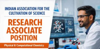 IACS Research Associate Vacancy | Research Job in Kolkata Research Associate Position at Indian Association for the Cultivation of Science