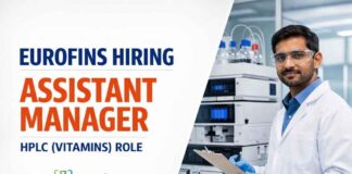 Chemistry Job Opportunity at Eurofins | Apply Online Eurofins Hiring Chemistry Graduates | Assistant Manager Role