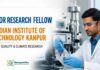 Junior Research Fellow Position at Indian Institute of Technology Kanpur