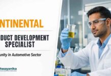 Chemistry Job at Continental | Product Development Specialist Vacancy Exciting Chemistry Jobs at Continental | Product Development Specialist Role