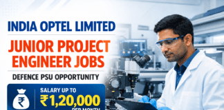 India Optel Limited is Hiring Junior Project Engineers