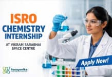 ISRO Internship for Chemistry Students | Exciting Opportunity at VSSC