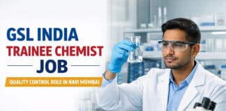 Freshers Job at Galaxy Surfactants | Apply Now for Trainee Chemist Role