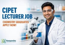 Govt Lecturer Job at CIPET | Chemistry Graduate Apply Now
