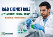 R&D Chemist Role at Standard Surfactants
