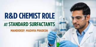 R&D Chemist Role at Standard Surfactants