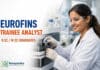 Freshers Trainee Role at Eurofins | Apply Now