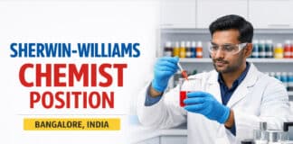 Sherwin-Williams Hiring for Chemist Role | Apply Now