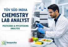 Chemistry Lab Analyst at TÜV SÜD India | LC-MS/MS Pesticides Mycotoxins