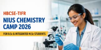 NIUS Chemistry 2026 at HBCSE-TIFR for BSc & Integrated MSc Students | Apply Now
