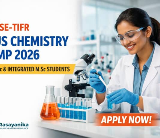 NIUS Chemistry 2026 at HBCSE-TIFR for BSc & Integrated MSc Students | Apply Now