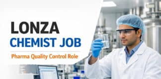 Latest Chemist Job at Lonza | Chemistry Graduates Apply Now