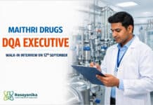 Maithri Drugs Gummadidala DQA Executive Walk-In | 2–5 Yrs | 12 Sep