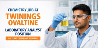 Chemistry Job at Twinings Ovaltine: apply for the Laboratory Systems & QFS Analyst role in India. Graduates with experience can apply.