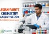 Freshers Chemistry Job at Asian Paints | Apply Now for Executive Role