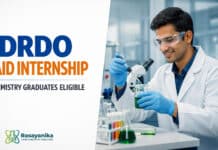 Govt Paid Internship at DRDO | Chemistry Graduates Eligible
