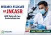 Research Associate at JNCASR | AMP Point-of-Care LPS / Gram-Negative Bacteria Detection | Apply by 25 Sep | Earn Rs 58,000/- + 30% HRA