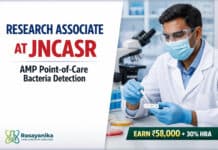 Research Associate at JNCASR | AMP Point-of-Care LPS / Gram-Negative Bacteria Detection | Apply by 25 Sep | Earn Rs 58,000/- + 30% HRA