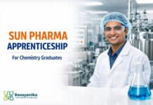 Freshers Job at Sun Pharma | Apprenticeship – Chemistry Graduate Eligible